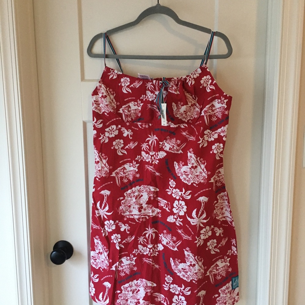 Women’s Disney Print Dress.  Size Large.